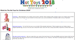 Desktop Screenshot of hottoysofchristmas.com