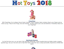 Tablet Screenshot of hottoysofchristmas.com